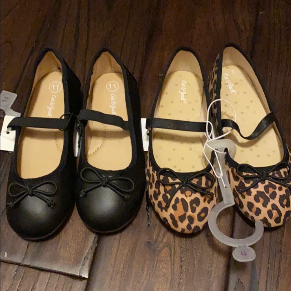 Cat & Jack Girls Dress Shoes sz 11 NWT
